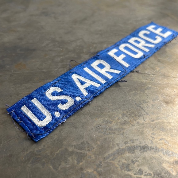 U.S. AIR FORCE blue tape patch, vintage - Picture 4 of 9